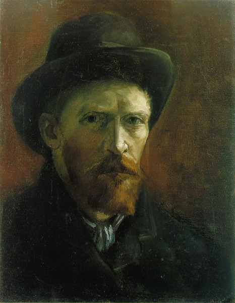 Ван Гог в темной фетровой шляпе